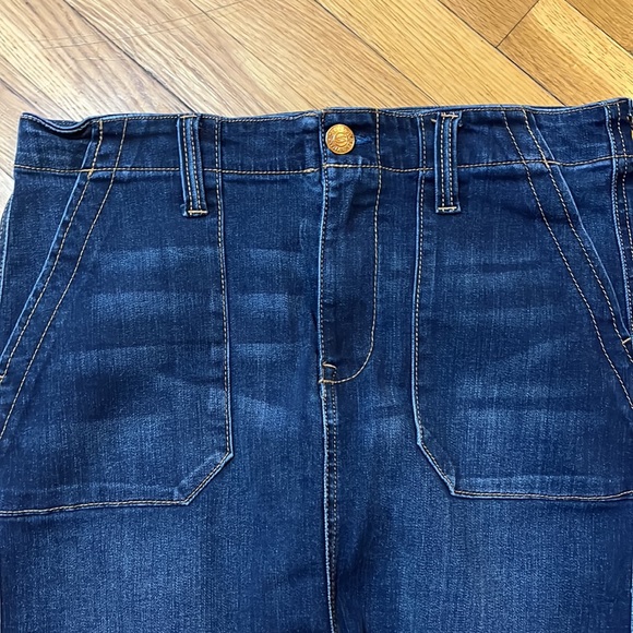 SEVEN7 Women’s Denim Utility Skirt Size 8 - Picture 3 of 8